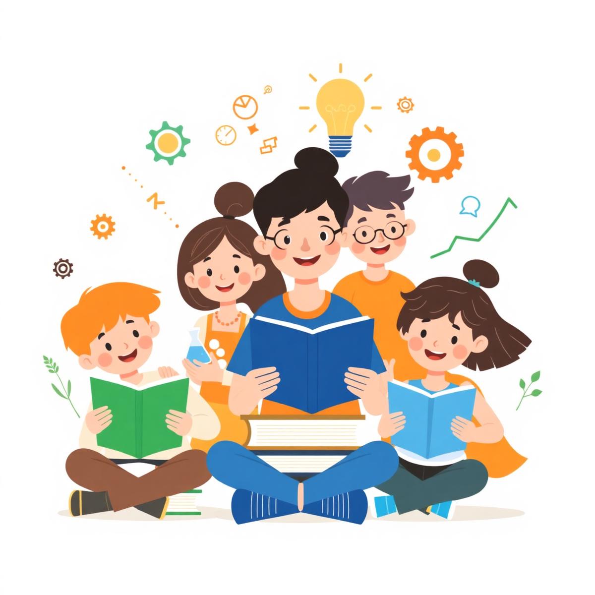 Children learning together
